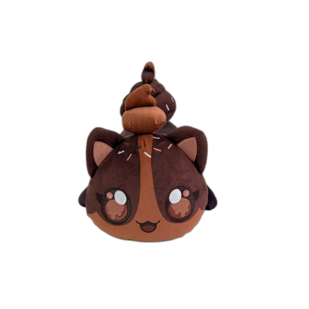 Aphmau MeeMeows Chocolate Donut Cat Plush Dessert Kitty Stuffed Animal Rare